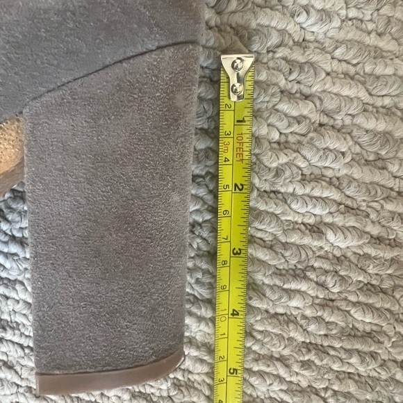 NEIMAN MARCUS | Over the Knee Suede Boots | Dove Grey | Fits Wide Calf | Size 10 - Picture 9 of 11
